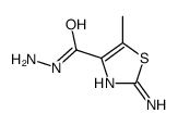 2-amino-5-methyl-1,3-thiazole-4-carbohydrazide结构式