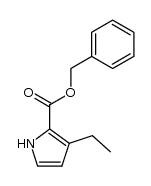 benzyl 3-ethylpyrrole-2-carboxylate结构式