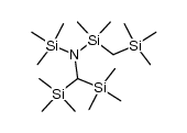 N-(bis(trimethylsilyl)methyl)-N-(dimethyl((trimethylsilyl)methyl)silyl)-1,1,1-trimethylsilanamine Structure