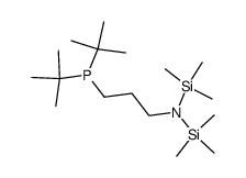 N-(3-(di-tert-butylphosphanyl)propyl)-1,1,1-trimethyl-N-(trimethylsilyl)silanamine Structure