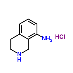 1,2,3,4-Tetrahydro-8-isoquinolinamine hydrochloride (1:1)结构式