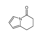 5(6H)-Indolizinone,7,8-dihydro-(9CI) Structure