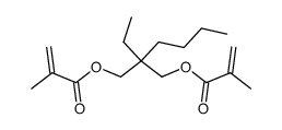 3,3-bis-methacryloyloxymethyl-heptane Structure