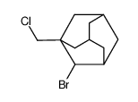 1-(chloromethyl)-2-bromoadamantane Structure