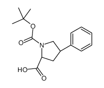 (2R,4R)-1-(tert-Butoxycarbonyl)-4-phenylpyrrolidine-2-carboxylic acid picture