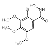 Benzamide,2-bromo-N-hydroxy-3,4,5-trimethoxy- Structure