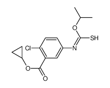 cyclopropyl 2-chloro-5-(propan-2-yloxycarbothioylamino)benzoate Structure