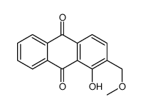 1-hydroxy-2-(methoxymethyl)anthracene-9,10-dione Structure