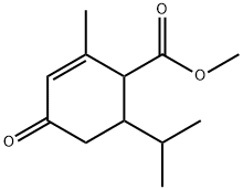 methyl 6-isopropyl-2-methyl-4-oxocyclohex-2-enecarboxylate Structure
