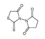 1-(4-oxo-2-thioxothiazolidin-3-yl)pyrrolidine-2,5-dione结构式