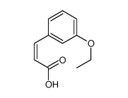 (2E)-3-(3-Ethoxyphenyl)acrylic acid结构式