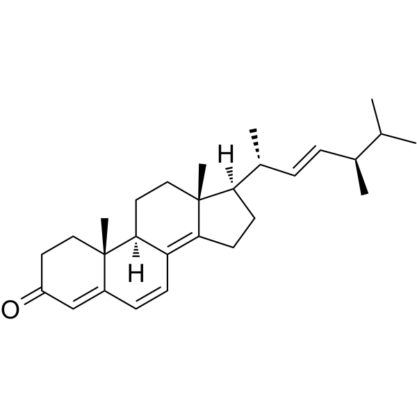 麦角甾-4,6,8(14),22-四烯-3-酮结构式