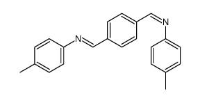 N-(4-methylphenyl)-1-[4-[(4-methylphenyl)iminomethyl]phenyl]methanimine结构式