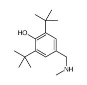 2,6-ditert-butyl-4-(methylaminomethyl)phenol结构式