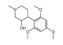 1-Methyl-4-(2,4,6-triMethoxyphenyl)piperidin-3-ol Structure