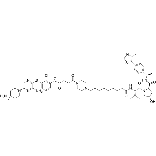 SHP2 protein degrader-2 Structure