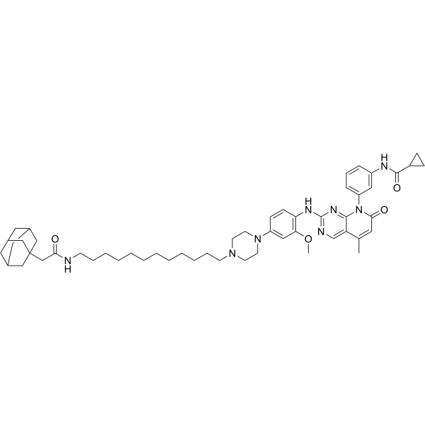 Akt3 degrader 1 Structure