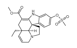 (-)-11-Mesyloxytabersonine结构式