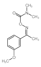 [1-(3-methoxyphenyl)ethylideneamino] N,N-dimethylcarbamate picture