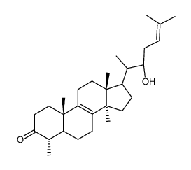 (20S)-22-Hydroxy-4α,14-dimethyl-5α-cholesta-8,24-dien-3-one structure