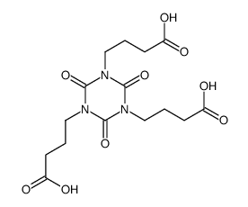 4-[3,5-bis(3-carboxypropyl)-2,4,6-trioxo-1,3,5-triazinan-1-yl]butanoic acid结构式