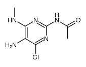 N1-[5-amino-4-chloro-6-(methylamino)-2-pyrimidinyl]acetamide Structure