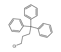 4-chloro-1,1,1-triphenyl-butane Structure