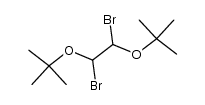 1,2-dibromo-1,2-di-tert-butoxy-ethane Structure