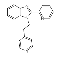 2-pyridin-2-yl-1-(2-pyridin-4-ylethyl)benzoimidazole Structure