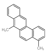 Benz[a]anthracene, 4,7-dimethyl-结构式