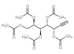 2,3,4,5,6-penta-o-acetyl-d-galactonitrile Structure