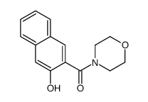 3-(MORPHOLIN-4-YLCARBONYL)-2-NAPHTHOL Structure