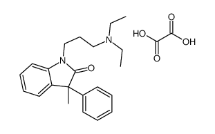 diethyl-[3-(3-methyl-2-oxo-3-phenylindol-1-yl)propyl]azanium,2-hydroxy-2-oxoacetate结构式