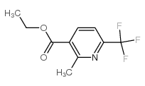 Ethyl 2-methyl-6-(trifluoromethyl)nicotinate Structure