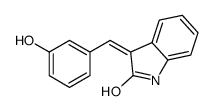 (3E)-3-(3-Hydroxybenzylidene)-1,3-dihydro-2H-indol-2-one Structure