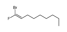 1-bromo-1-fluoronon-1-ene结构式