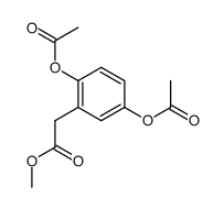 (2,5-diacetoxy-phenyl)-acetic acid methyl ester结构式