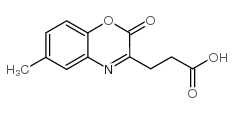 3-(6-methyl-2-oxo-1,4-benzoxazin-3-yl)propanoic acid Structure