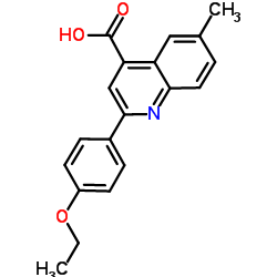 2-(4-Ethoxyphenyl)-6-methyl-4-quinolinecarboxylic acid Structure