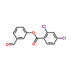 3-Formylphenyl 2,4-dichlorobenzoate Structure