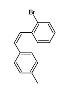 2-Brom-4'-methyl-cis-stilben Structure