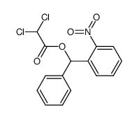 dichloro-acetic acid (2-nitro-phenyl)-phenyl-methyl ester Structure