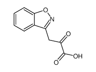 3-benzo[d]isoxazol-3-yl-2-oxo-propionic acid结构式