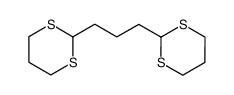 1,3-bis(2,6-dithiacyclohexyl)propane Structure