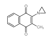 2-aziridin-1-yl-3-methyl-naphthalene-1,4-dione Structure