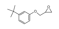 2-((3-TERT-BUTYLPHENOXY)METHYL)OXIRANE结构式