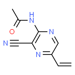 Acetamide,N-(3-cyano-5-ethenylpyrazinyl)- (9CI)结构式