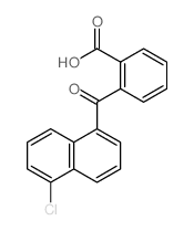 2-(5-chloronaphthalene-1-carbonyl)benzoic acid Structure