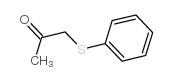 2-Propanone,1-(phenylthio)- Structure