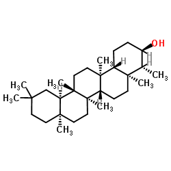 Friedelan-3α-ol Structure